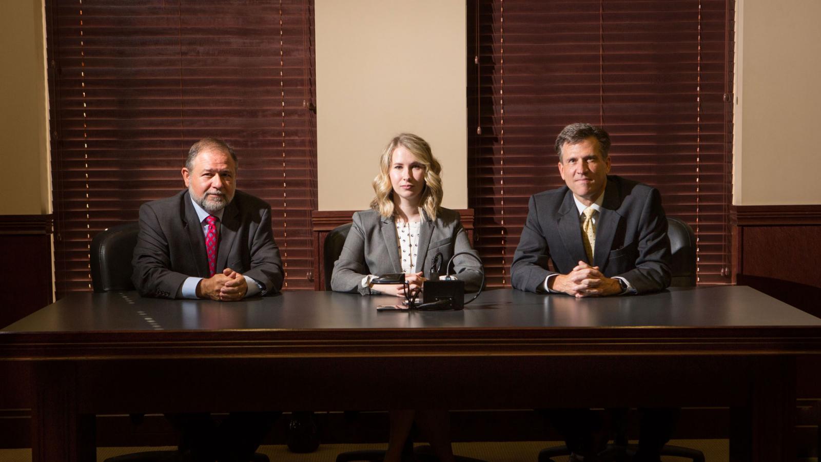 Campbell & Rogers Lawyers: Michael Campbell, Erica Stacy-Stegman, and Earl Rogers III